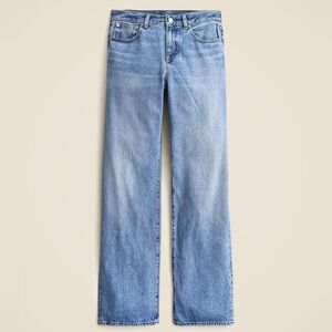 J. Crew Women's 90s-Style Relaxed Straight Jeans - Medium Blue Wash